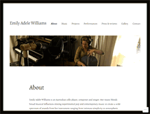 Tablet Screenshot of emilywilliamsmusic.com